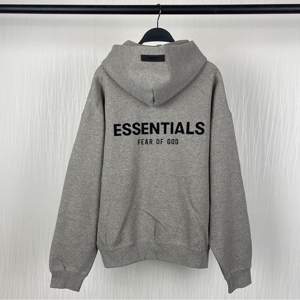 Essentials Fear of God Heather Gray Hoodie - Comes with Original Tags